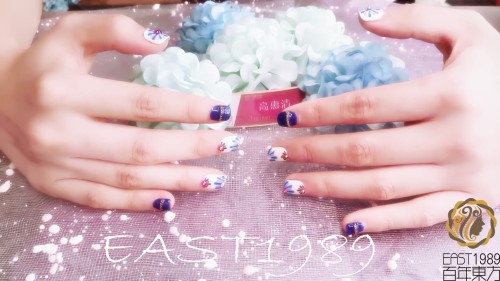  青花美甲怎么做？保定東方技工學(xué)校教你巧做美甲！