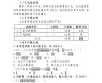 2023年河北省高職單招考試十類 和高職單招對口電子電工類、對口計(jì)算機(jī)類 文化素質(zhì)（數(shù)學(xué)）考試大綱